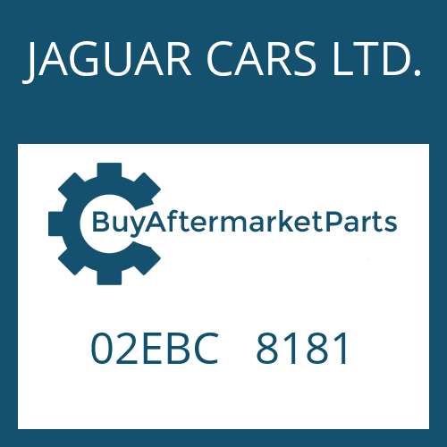 JAGUAR CARS LTD. 02EBC 8181 - WANDLER for Heavy Equipment