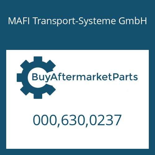 MAFI Transport-Systeme GmbH 000,630,0237 - 6 WG 260