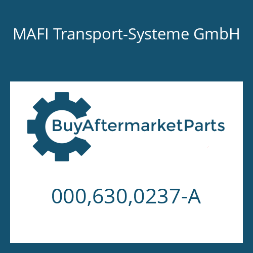 MAFI Transport-Systeme GmbH 000,630,0237-A - 6 WG 260