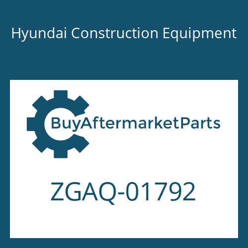 Hyundai Construction Equipment ZGAQ-01792 - SEGMENT