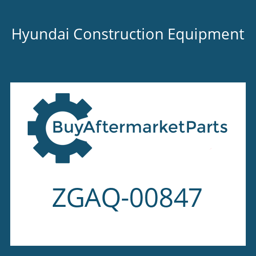 Hyundai Construction Equipment ZGAQ-00847 - SHAFT