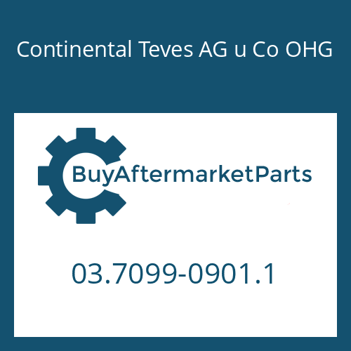 Continental Teves AG u Co OHG 03.7099-0901.1 - BRAKE DISC
