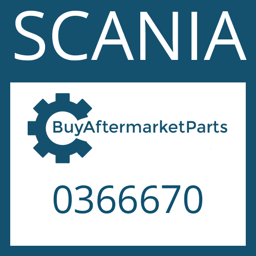 SCANIA 0366670 - SHAFT SEAL