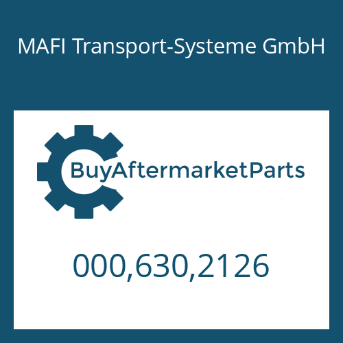 MAFI Transport-Systeme GmbH 000,630,2126 - CONTROL UNIT