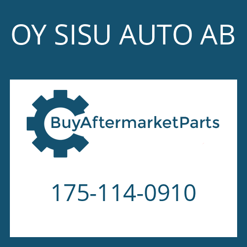 OY SISU AUTO AB 175-114-0910 - BREATHER