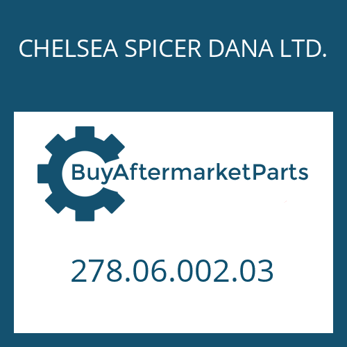 CHELSEA SPICER DANA LTD. 278.06.002.03 - KNUCKLE L/H