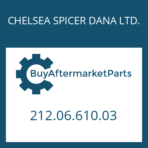 CHELSEA SPICER DANA LTD. 212.06.610.03 - DOUBLE JOINT