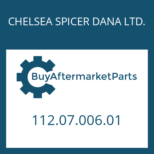 CHELSEA SPICER DANA LTD. 112.07.006.01 - CLUTCH PLATE