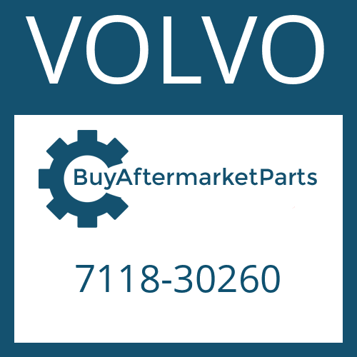 VOLVO 7118-30260 - WASHER NO2 1T