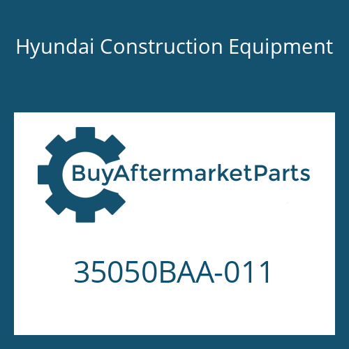 Hyundai Construction Equipment 35050BAA-011 - SUN GEAR NO3 T/R