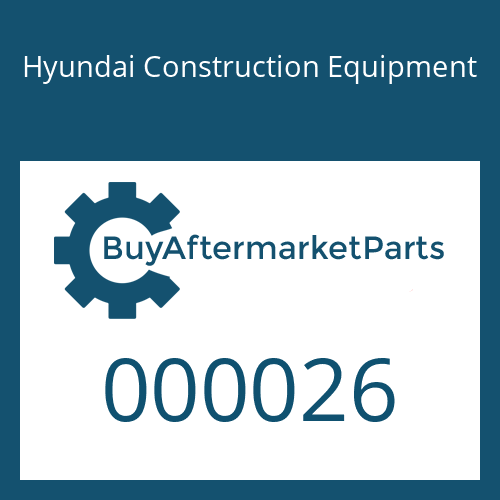 Hyundai Construction Equipment 000026 - BAND SUB ASSY