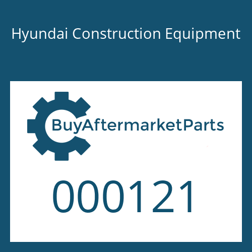 Hyundai Construction Equipment 000121 - BOLT-HEX