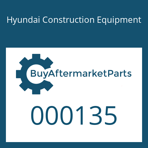 Hyundai Construction Equipment 000135 - BOLT-HEX