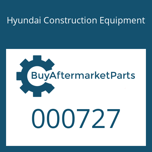 Hyundai Construction Equipment 000727 - RING-BACK UP