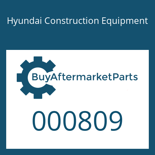 Hyundai Construction Equipment 000809 - RING-WEAR