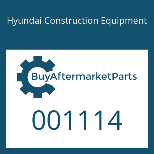 Hyundai Construction Equipment 001114 - BOLT