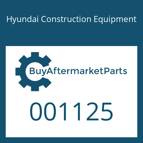 Hyundai Construction Equipment 001125 - TUBE ASSY