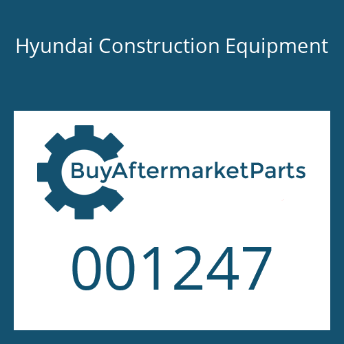 Hyundai Construction Equipment 001247 - WIPER-DUST