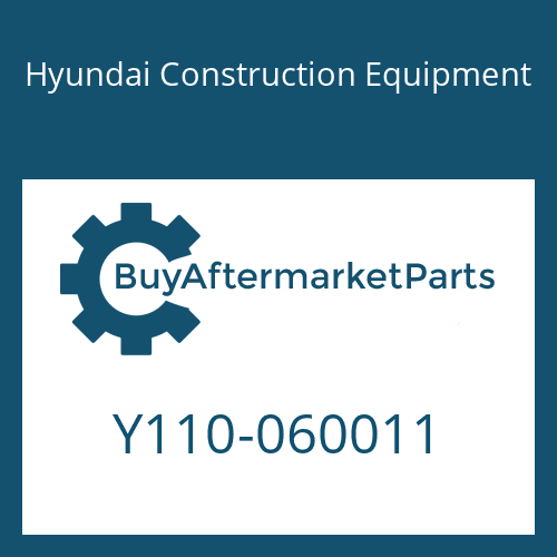 Hyundai Construction Equipment Y110-060011 - WIPER-DUST