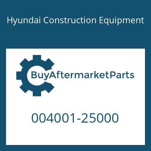 Hyundai Construction Equipment 004001-25000 - CAP-UNION