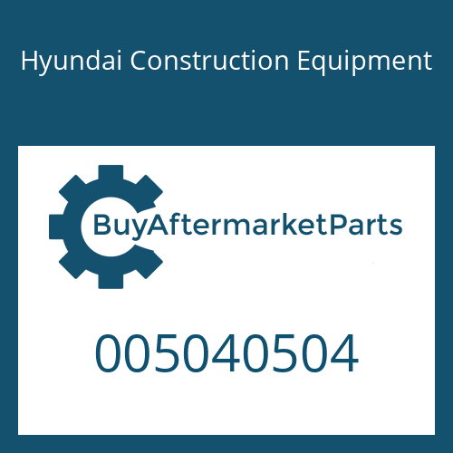 Hyundai Construction Equipment 005040504 - BEARING-BALL