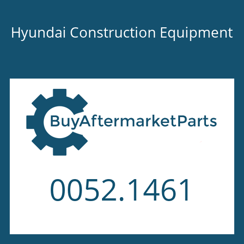 Hyundai Construction Equipment 0052.1461 - COVER-REAR UPPER