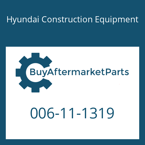 Hyundai Construction Equipment 006-11-1319 - NUT WHEEL HUB