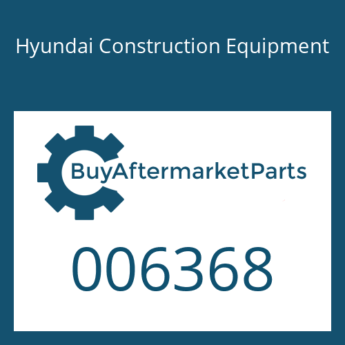 Hyundai Construction Equipment 006368 - SPRING-BENDING