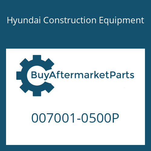 Hyundai Construction Equipment 007001-0500P - O-RING