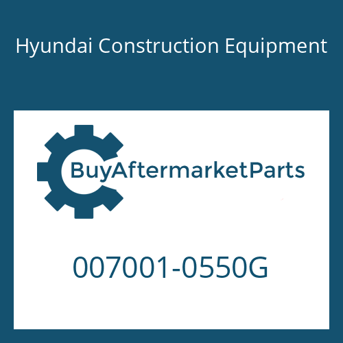 Hyundai Construction Equipment 007001-0550G - O-RING