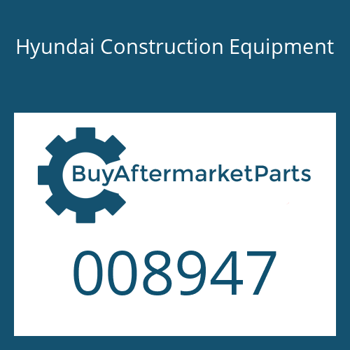 Hyundai Construction Equipment 008947 - O-RING