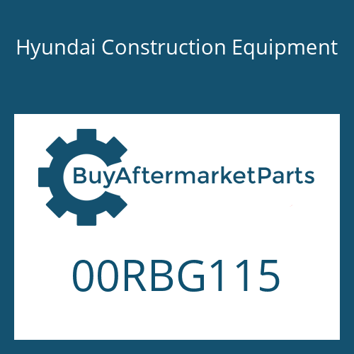Hyundai Construction Equipment 00RBG115 - O-RING