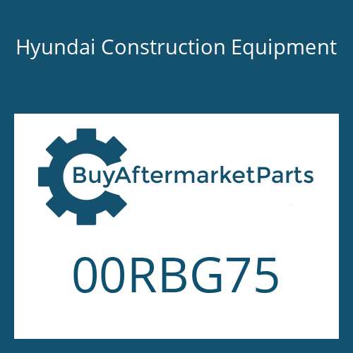 Hyundai Construction Equipment 00RBG75 - O-RING