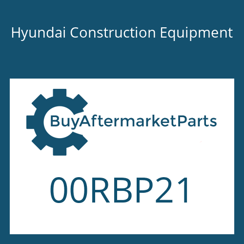 Hyundai Construction Equipment 00RBP21 - O-RING