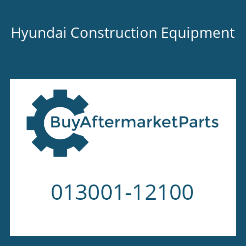 Hyundai Construction Equipment 013001-12100 - BOLT