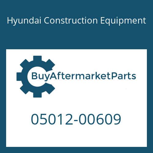 Hyundai Construction Equipment 05012-00609 - PIN STRAIGHT