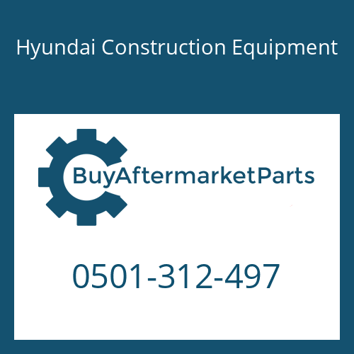 Hyundai Construction Equipment 0501-312-497 - GASKET