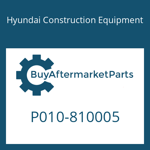 Hyundai Construction Equipment P010-810005 - CONNECTOR