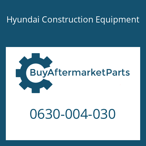 Hyundai Construction Equipment 0630-004-030 - RING-SHIM