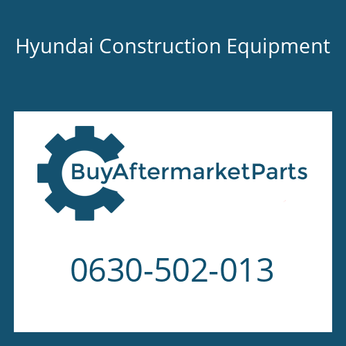 Hyundai Construction Equipment 0630-502-013 - RING-RETAINER