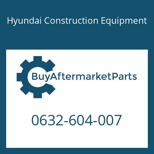 Hyundai Construction Equipment 0632-604-007 - LUBRIC NIPPLE