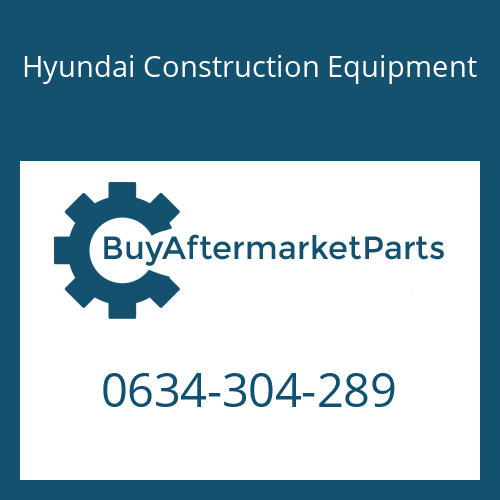 Hyundai Construction Equipment 0634-304-289 - O-RING