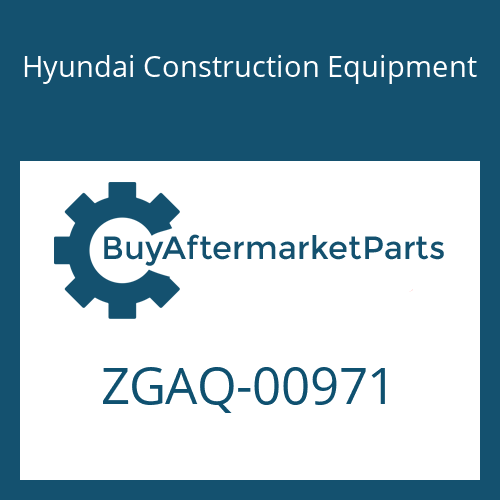 Hyundai Construction Equipment ZGAQ-00971 - O-RING