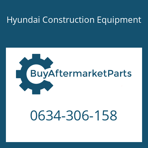 Hyundai Construction Equipment 0634-306-158 - O-RING