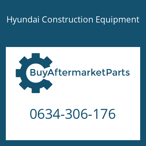 Hyundai Construction Equipment 0634-306-176 - O-RING