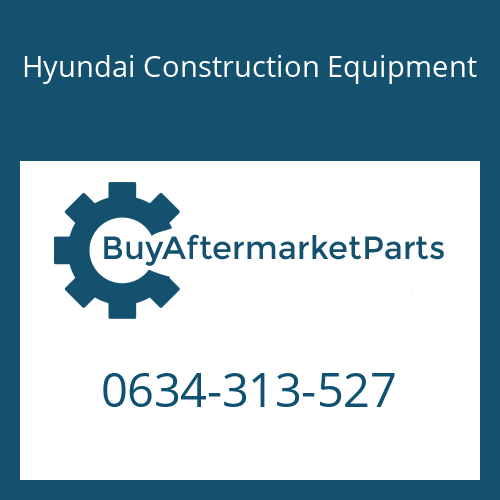 Hyundai Construction Equipment 0634-313-527 - O-RING