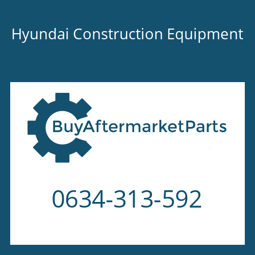 Hyundai Construction Equipment 0634-313-592 - O-RING