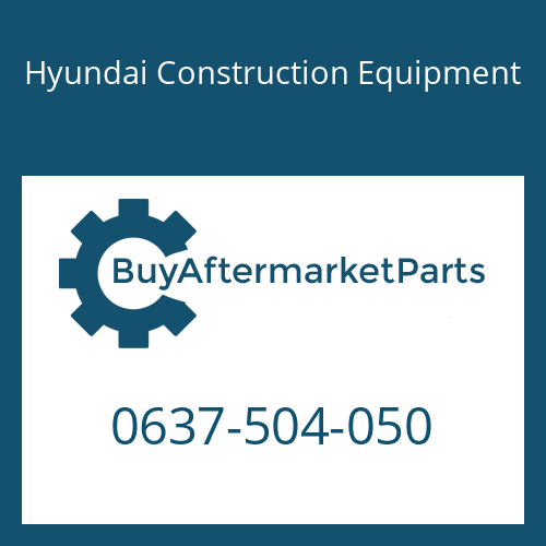 Hyundai Construction Equipment 0637-504-050 - SLOTTED NUT