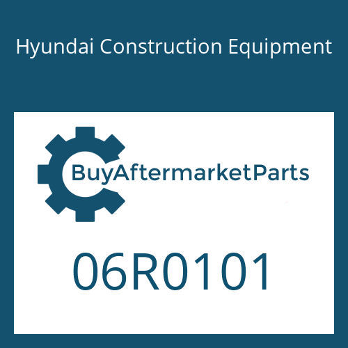 Hyundai Construction Equipment 06R0101 - BOLT-HEX