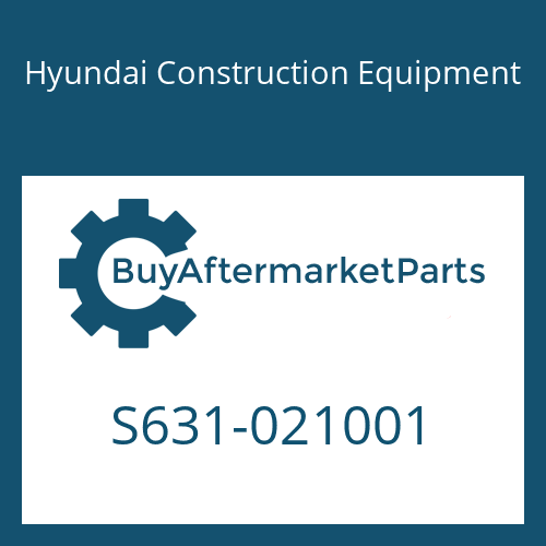 Hyundai Construction Equipment S631-021001 - O-RING